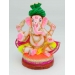Eco Friendly Clay Ganesha Non Toxic Color Coated 24 cm